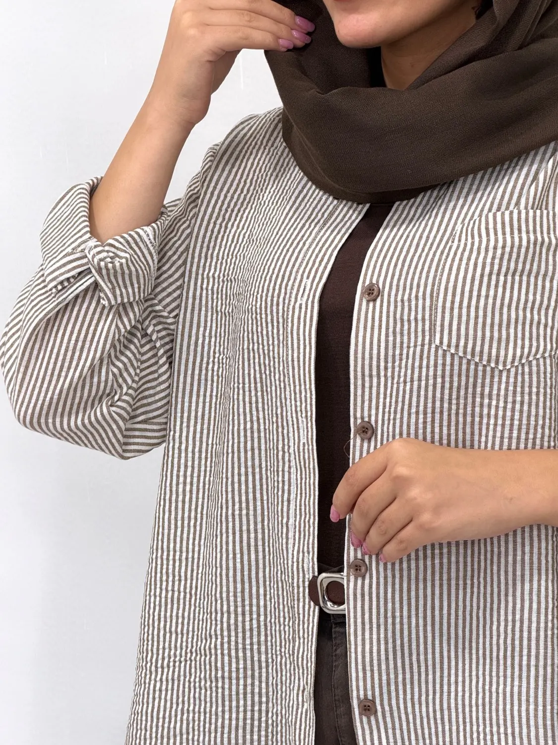 تونیک مانتویی لینن زارا شارلوت